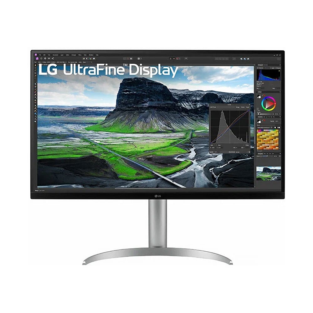 Монитор LG 32UQ85R, 32, 4К, Nano IPS, 60 Гц, чёрный-белый монитор lg 34wr50qc 34 4к va 100 гц чёрный