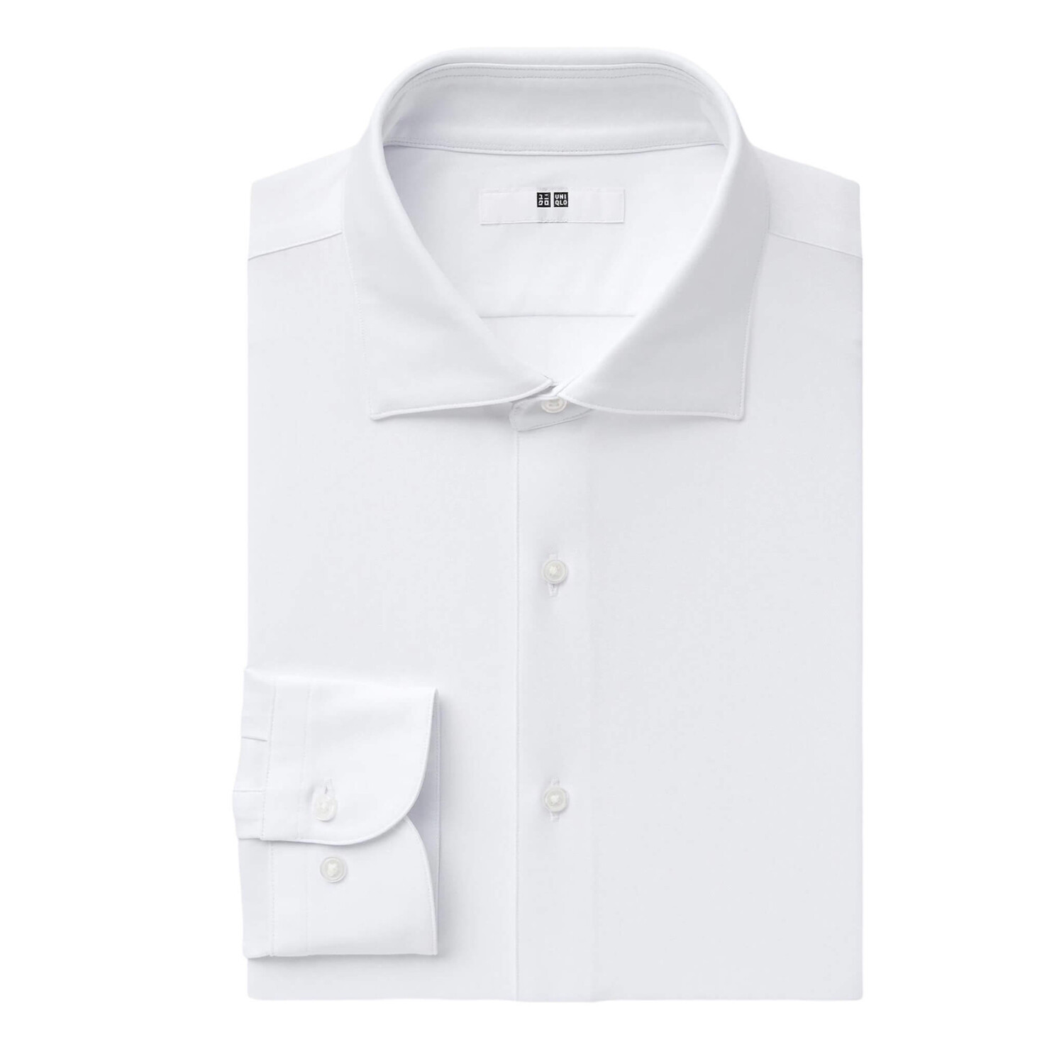 

Рубашка Uniqlo Non-iron Jersey Regular Fit, белый