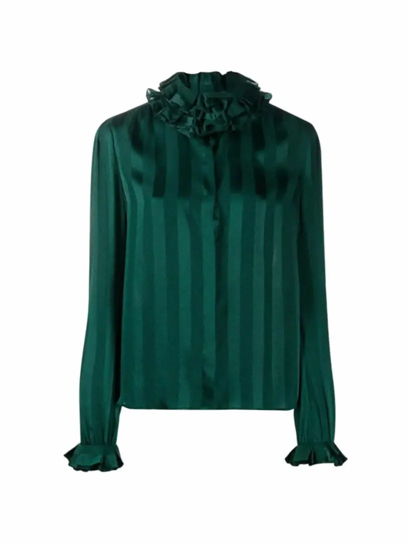 цена Шелковая блузка Saint Laurent