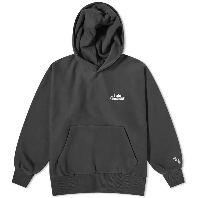 

Худи Late Checkout Logo Popover, черный