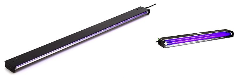

ADJ Startec UVLED 48 48" УФ-светодиодная панель черного цвета в комплекте с черным светильником ADJ Black-24BLB 24" American DJ BLACK-24BLB=1 UVL480=1