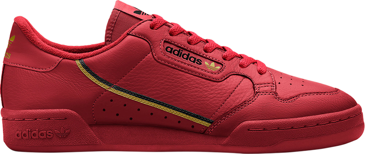 Adidas continental hot sale scarlet