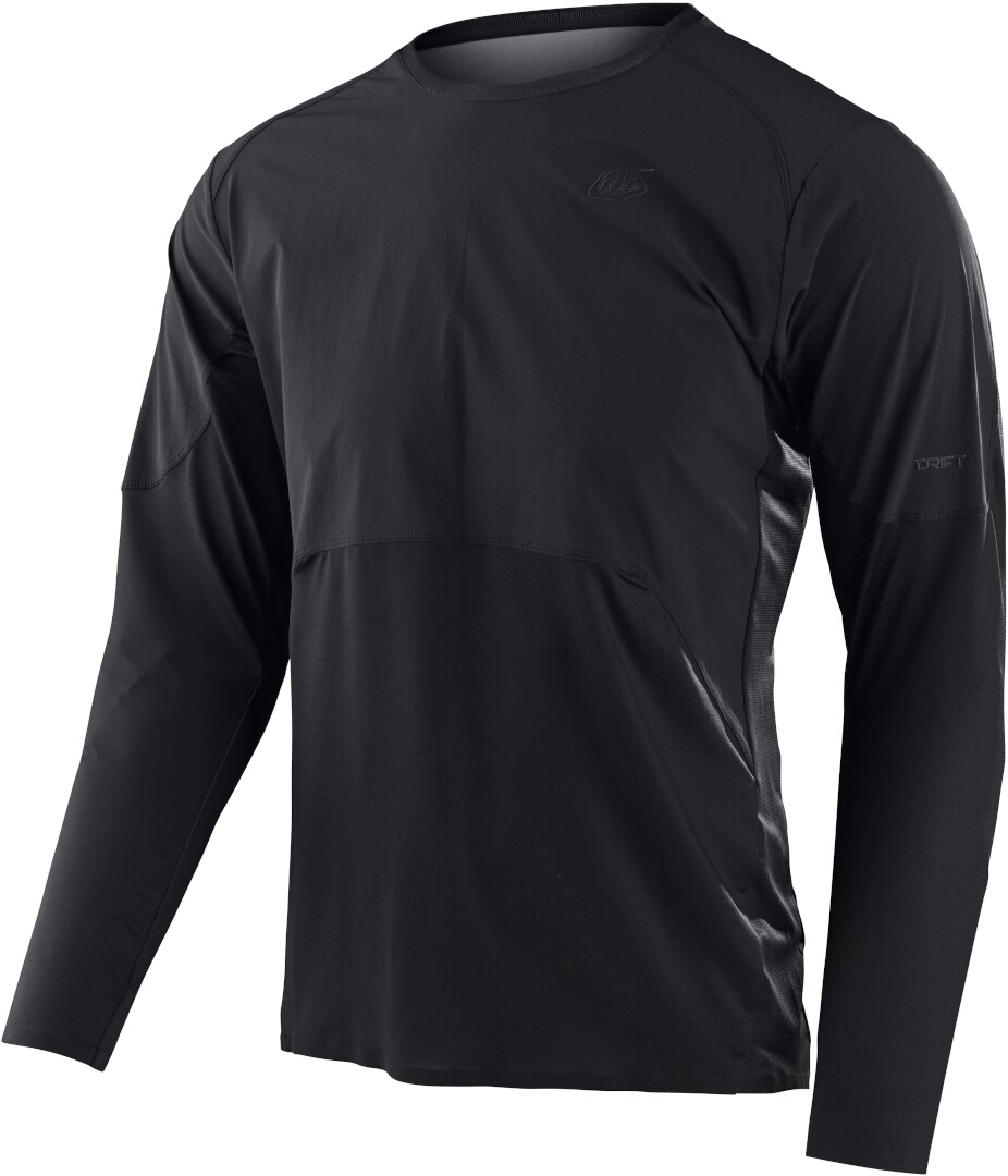 Кофта Джерси Troy Lee Designs Drift велосипедная, черный футболка велосипедная troy lee designs drift solid с коротким рукавом темно серый