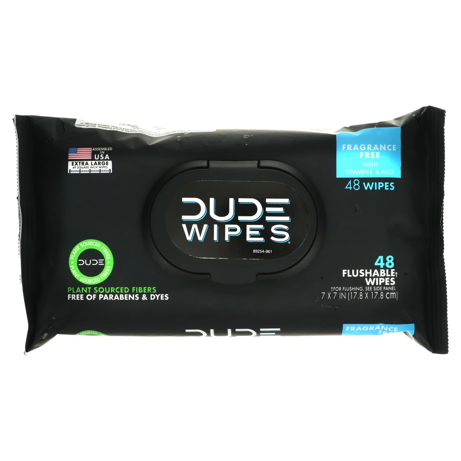 

Салфетки Dude Products которые можно смывать, 48 салфеток