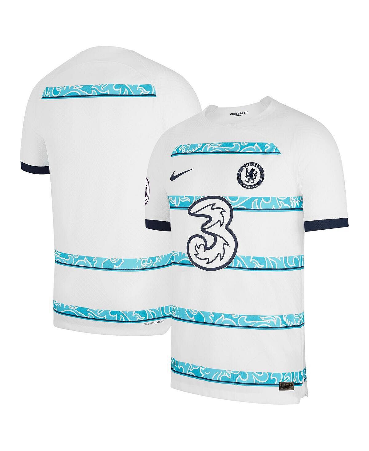 

Мужская белая футболка chelsea 2022/23 away vapor match authentic blank jersey Nike, белый