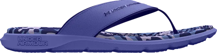 

Сандалии Under Armour Wmns Ignite Marbella Graphic Sandal Baja Blue Camo, синий