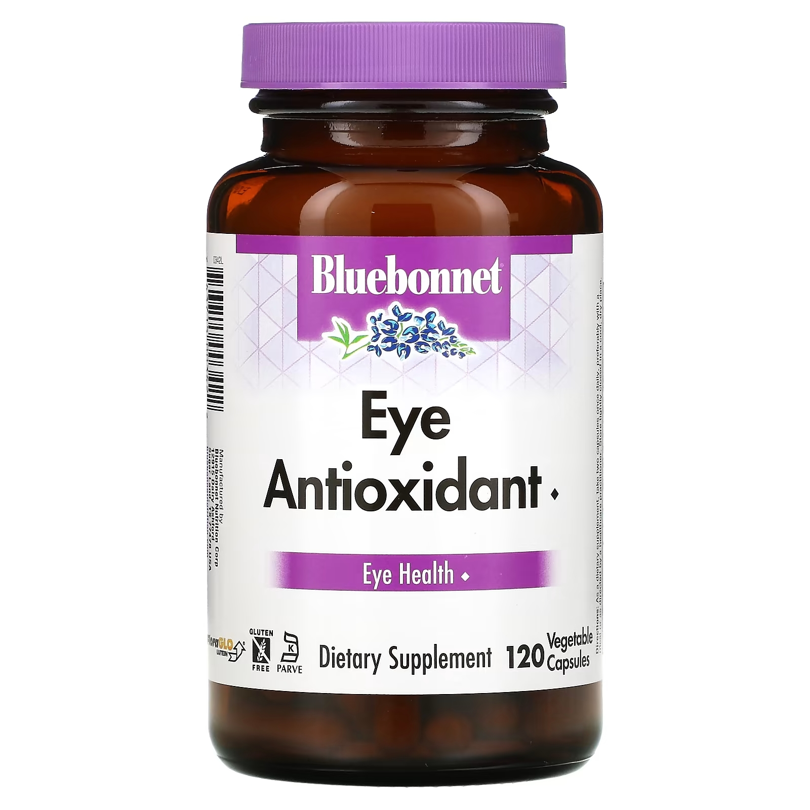Bluebonnet Nutrition Антиоксидант для глаз, 120 растительных капсул