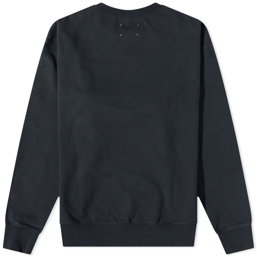 

Толстовка Maison Margiela Embroidered Numbers Logo Crew Sweat, Черный