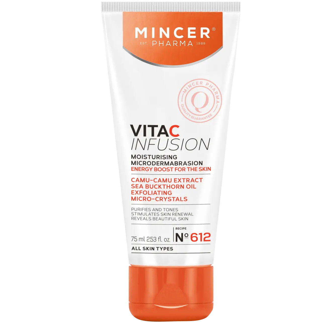 

Mincer Pharma Vita C Infusion Увлажняющая микродермабразия лица, 75 мл