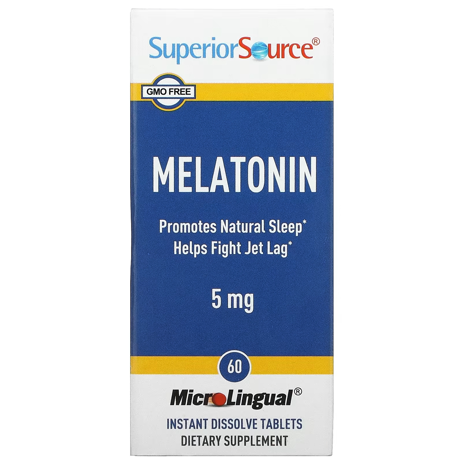Мелатонин Superior Source, 60 таблеток superior source мелатонин 5 мг 60 быстрорастворимых микролингвальных таблеток