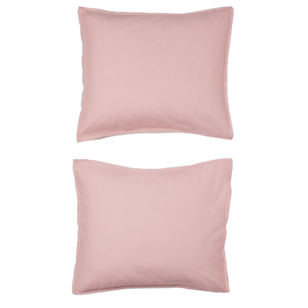 

Комплект наволочек хлопок H&M Home Cotton, 2 предмета, розовый