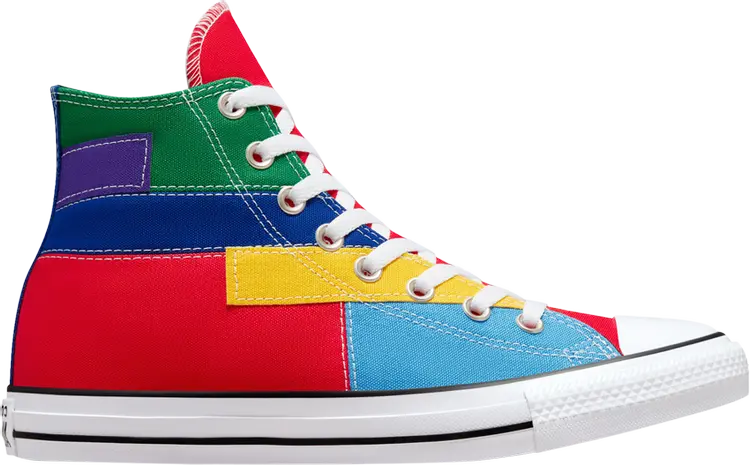 

Кроссовки Converse Chuck Taylor All Star High Patchwork, разноцветный