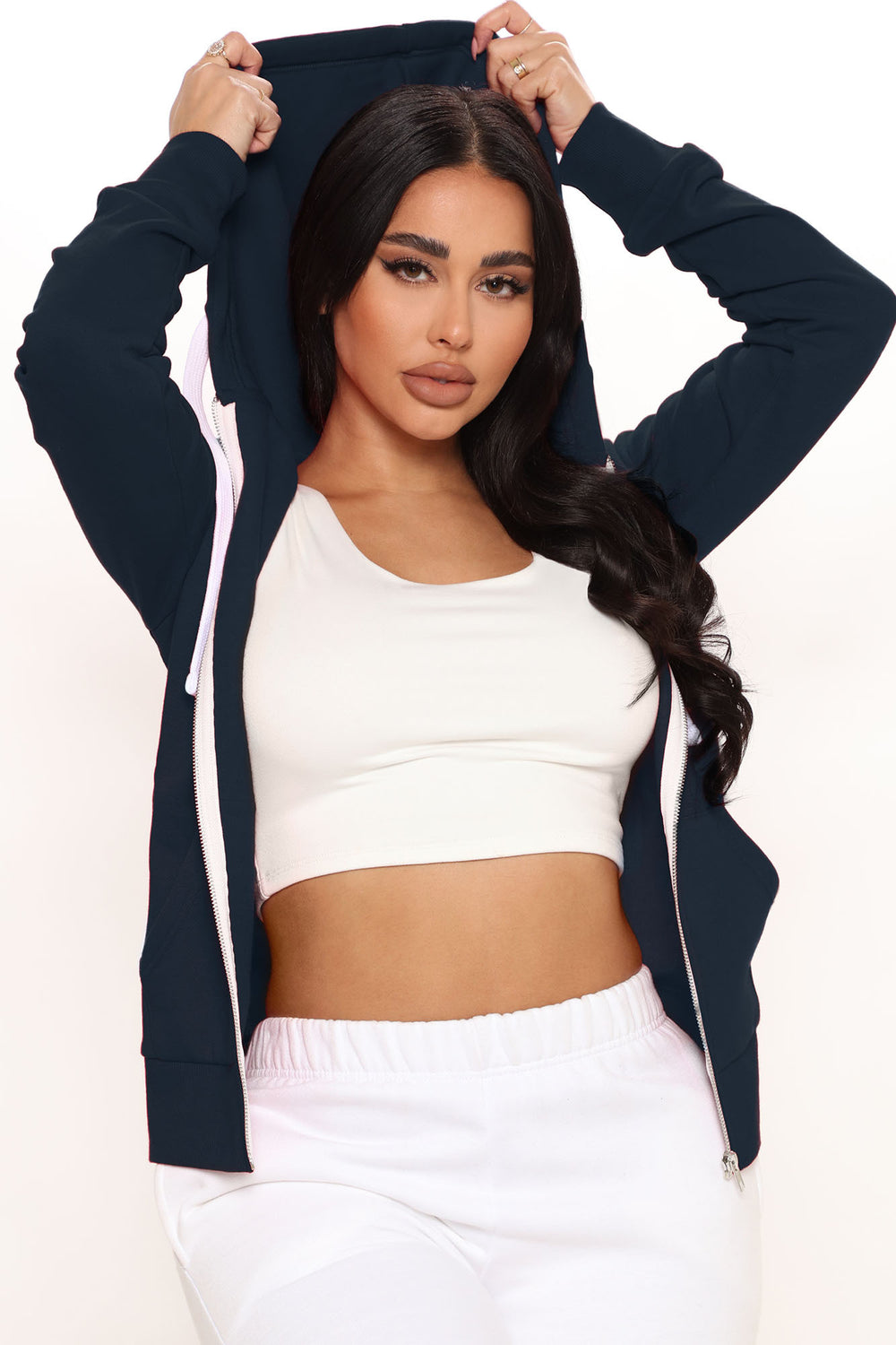 

Куртка Fashion Nova J415, нави, Серый