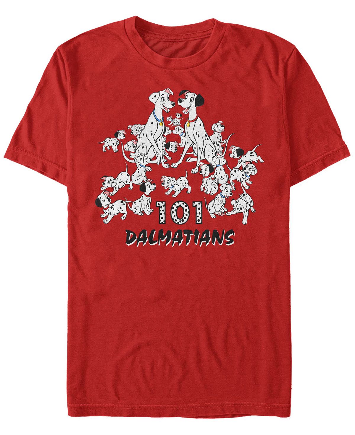 101 далматинец повесть Мужская футболка с коротким рукавом Dalmatian Group Fifth Sun