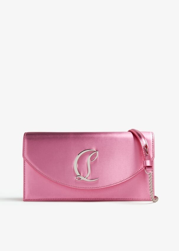 

Клатч Christian Louboutin Loubi54, розовый