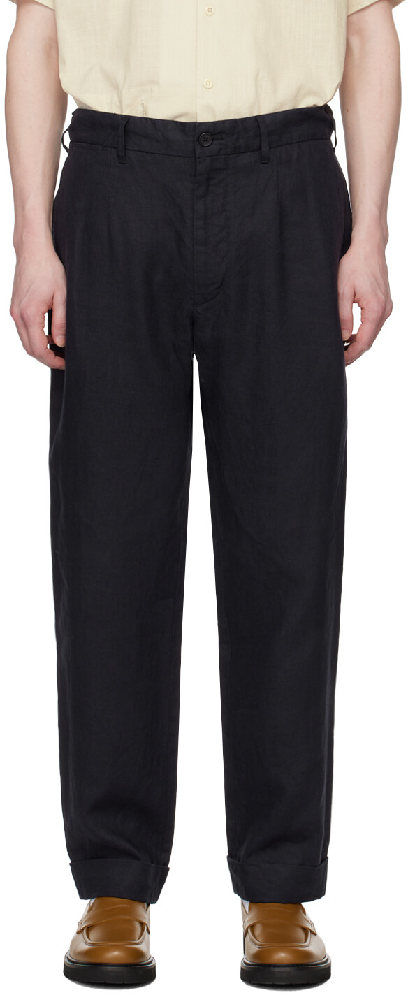 

Темно-синие брюки Andover Engineered Garments