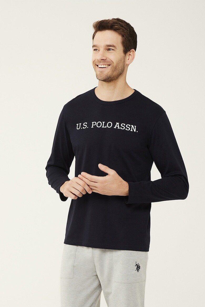 

Пижамный топ с логотипом U S Polo Assn , синий