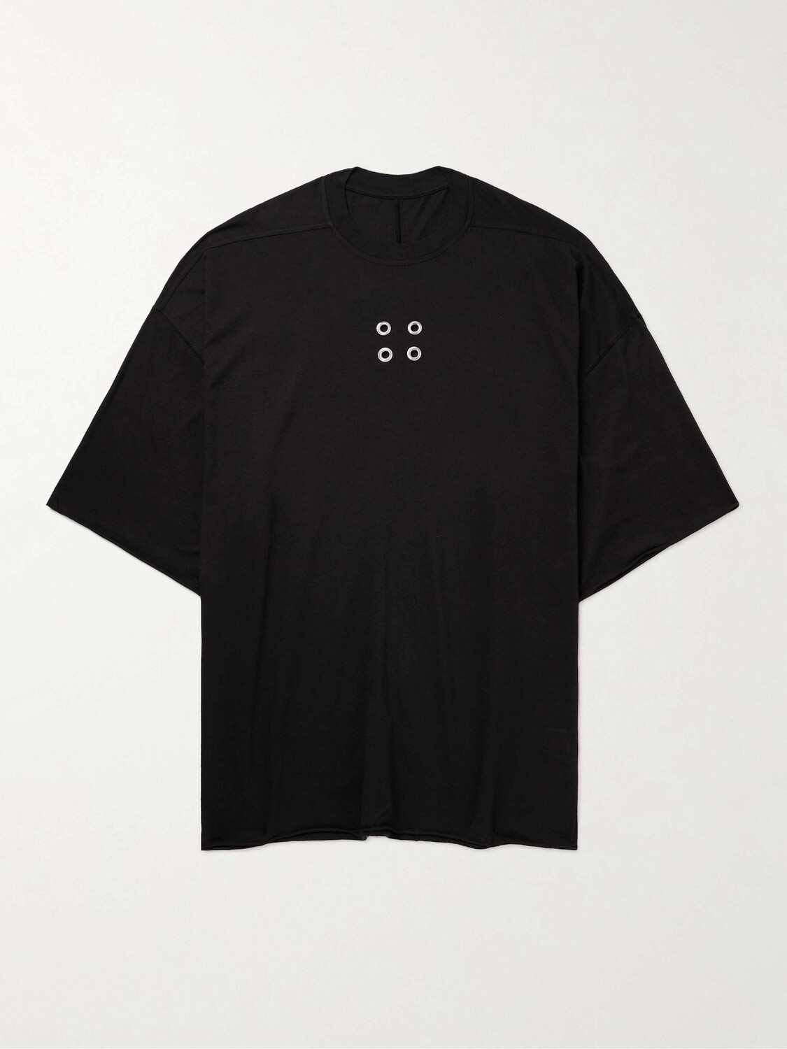 

Oversize-футболка Tommy из хлопкового джерси с украшением DRKSHDW BY RICK OWENS, черный