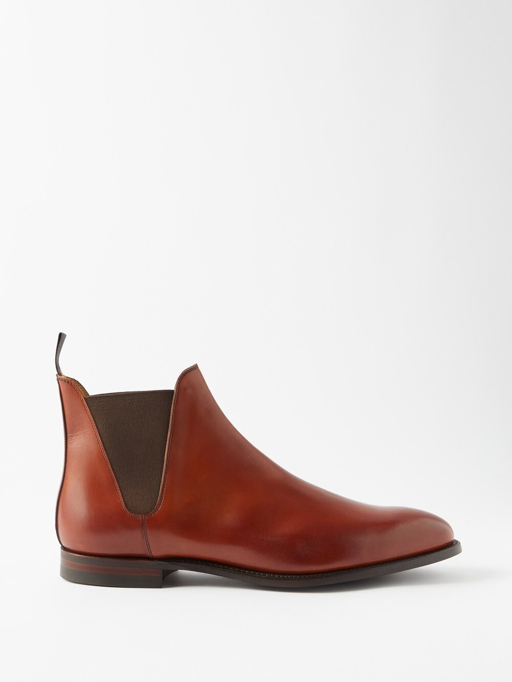 

Кожаные ботинки челси Crockett & Jones, коричневый