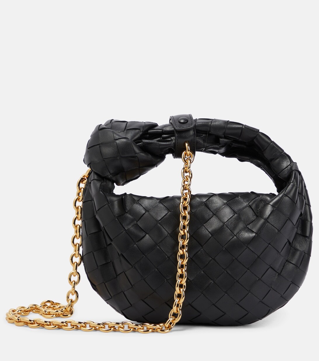 

Сумка-тоут Jodie Mini из кожи Bottega Veneta, черный