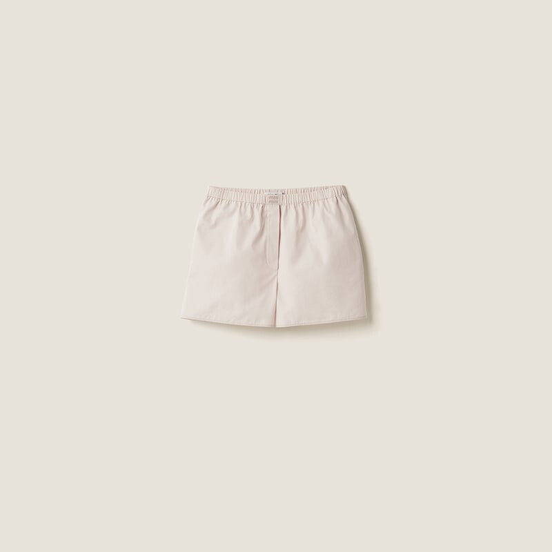 

Боксеры из поплина Miu Miu, белый