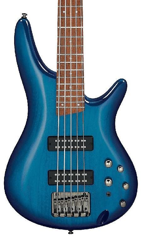 цена Басс гитара Ibanez SR375ESPB Electric 5-String Bass Sapphire Blue