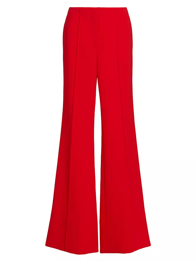 

Широкие брюки с защипами Prabal Gurung, цвет poppy