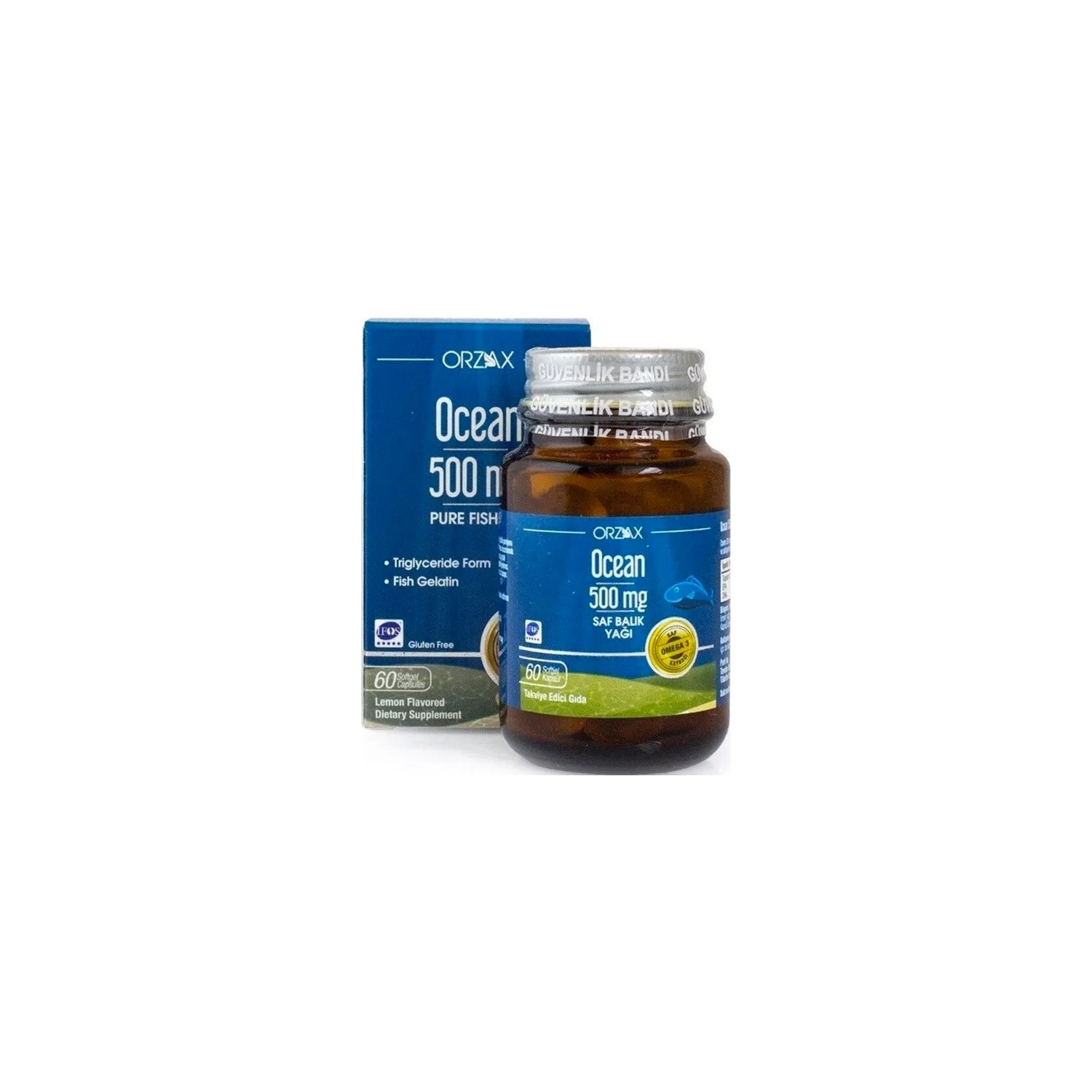 Омега-3 Orzax Ocean 500 мг, 60 капсул nature s bounty корица с хромом 1 000 мг 60 капсул