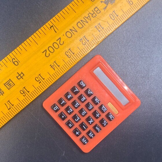 

Аксессуар для фигурок WJST1942 Calculator 1:6 Scale, 4х3,5 см