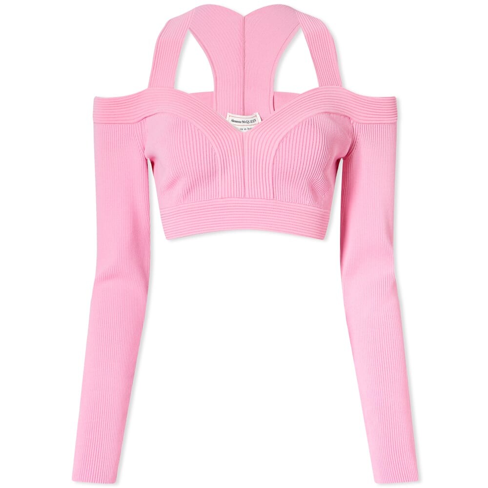 

Футболка Alexander McQueen Knit Crop Top