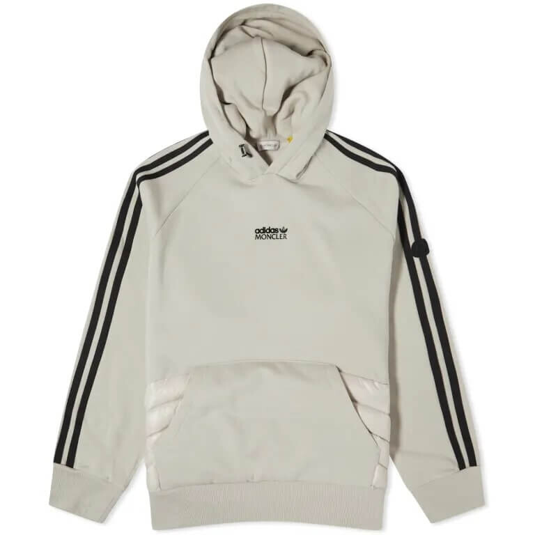 

Толстовка Moncler x Adidas Originals Down Panel, бежевый