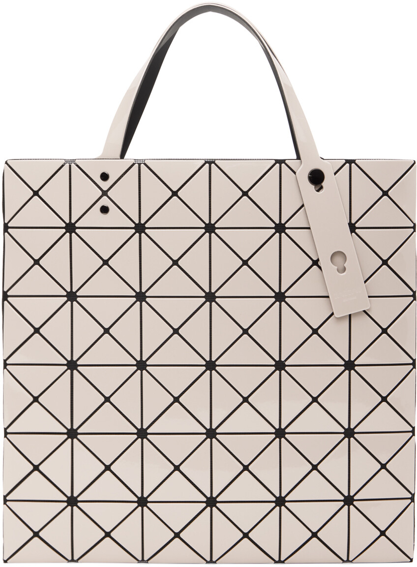 

Бежевая большая сумка Lucent Bao Bao Issey Miyake