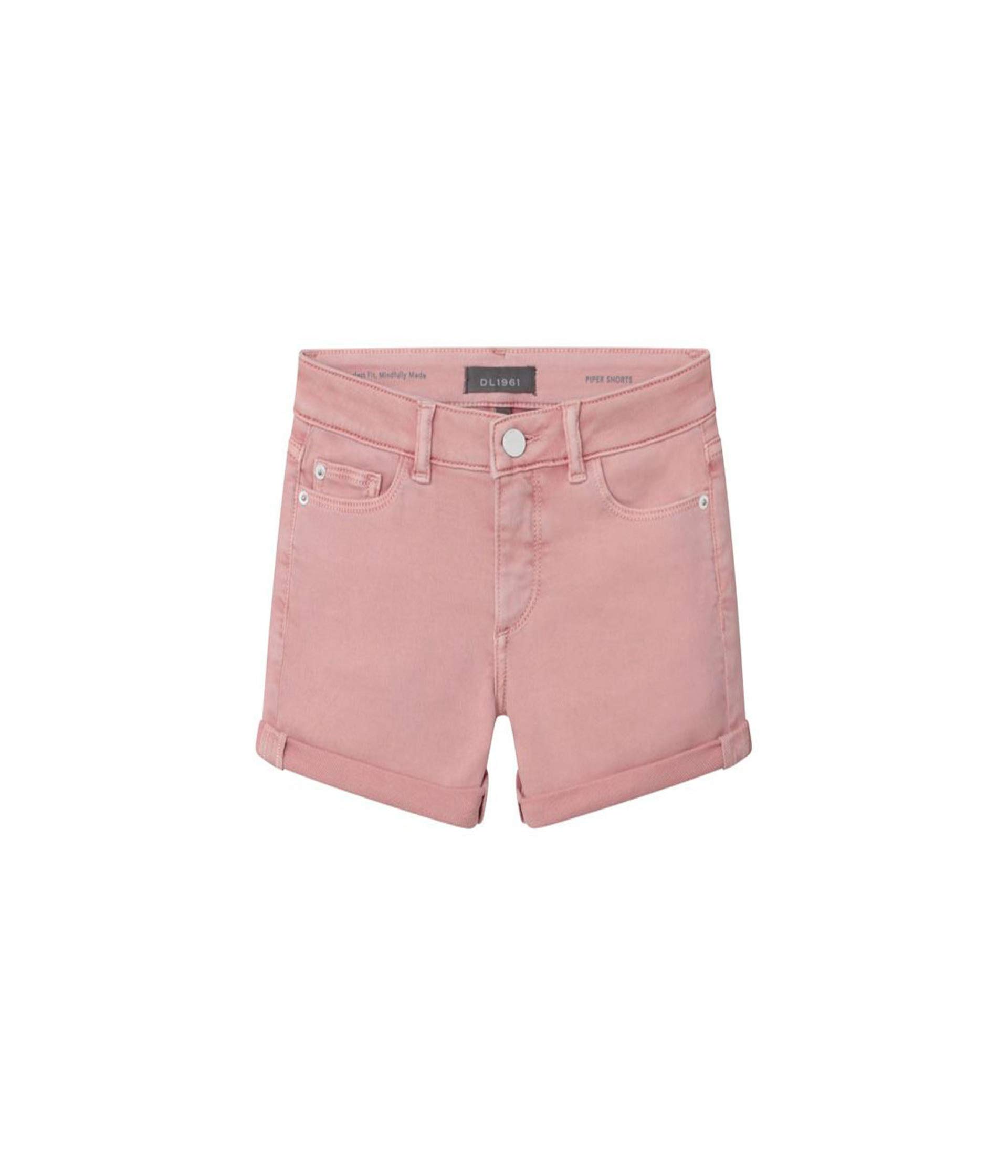 цена Шорты DL1961 Kids, Piper Shorts in Pink Quartz Ultimate Knit