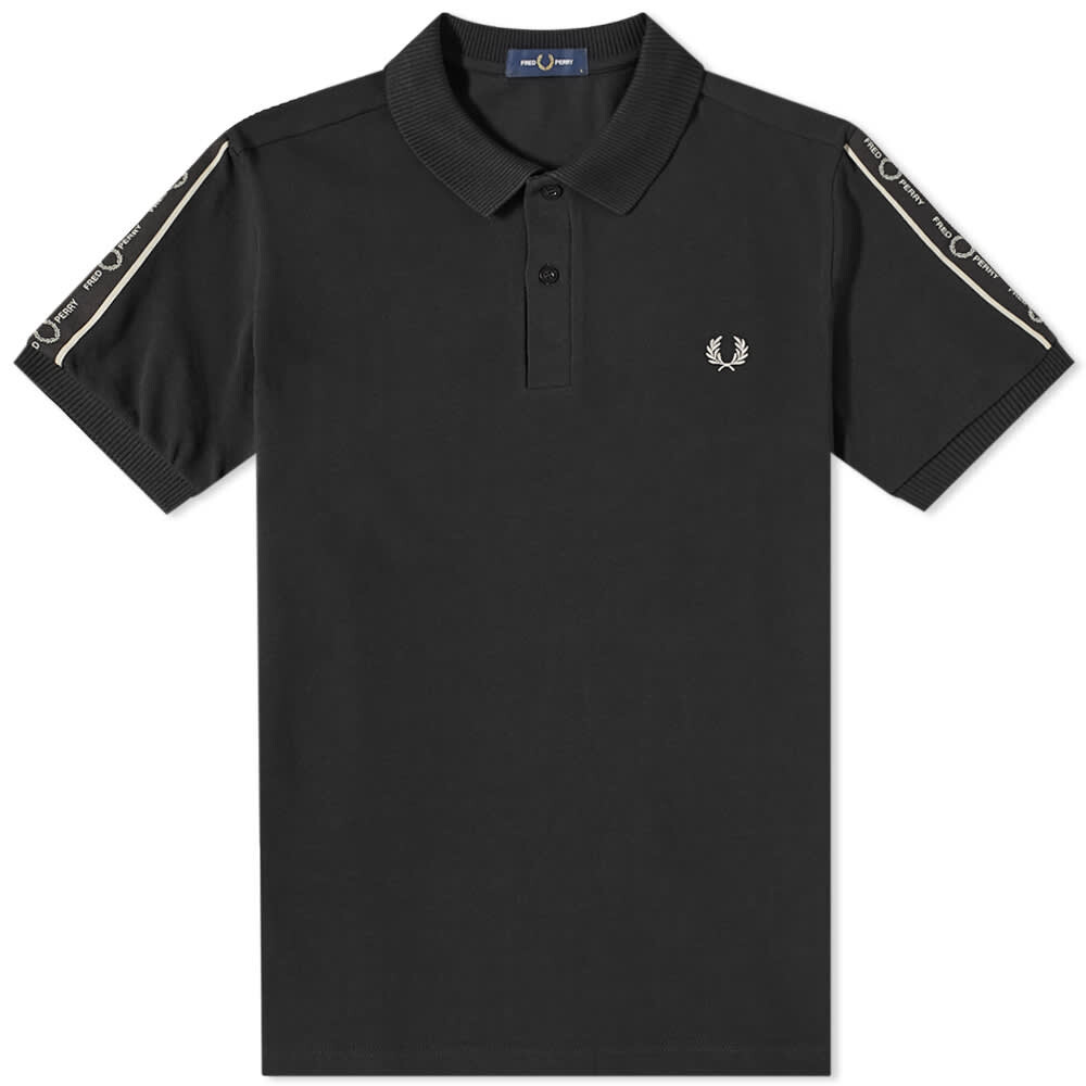 

красная рубашка-поло Perry с тесьмой на рукавах Fred Perry Authentic