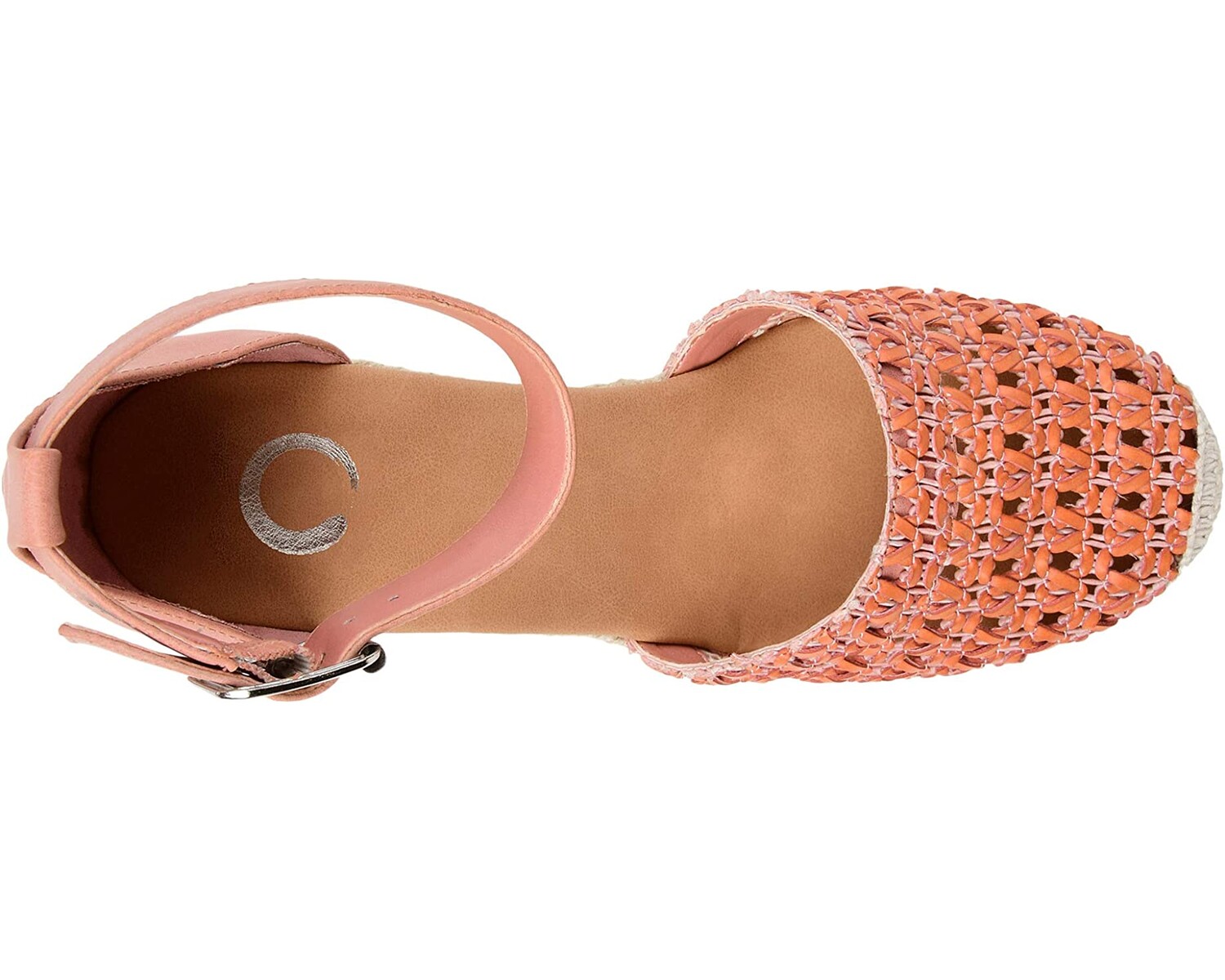 

Туфли на каблуках Sierra Espadrille Sandal Journee Collection, розовый