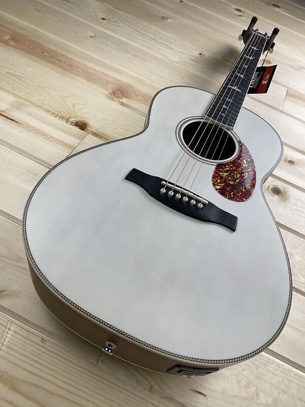

PRS Paul Reed Smith SE Parlor P20E Античное белое красное дерево Верхняя часть Задняя сторона Звукосниматель Fishman с сумкой Deluxe НОВИНКА! #2511