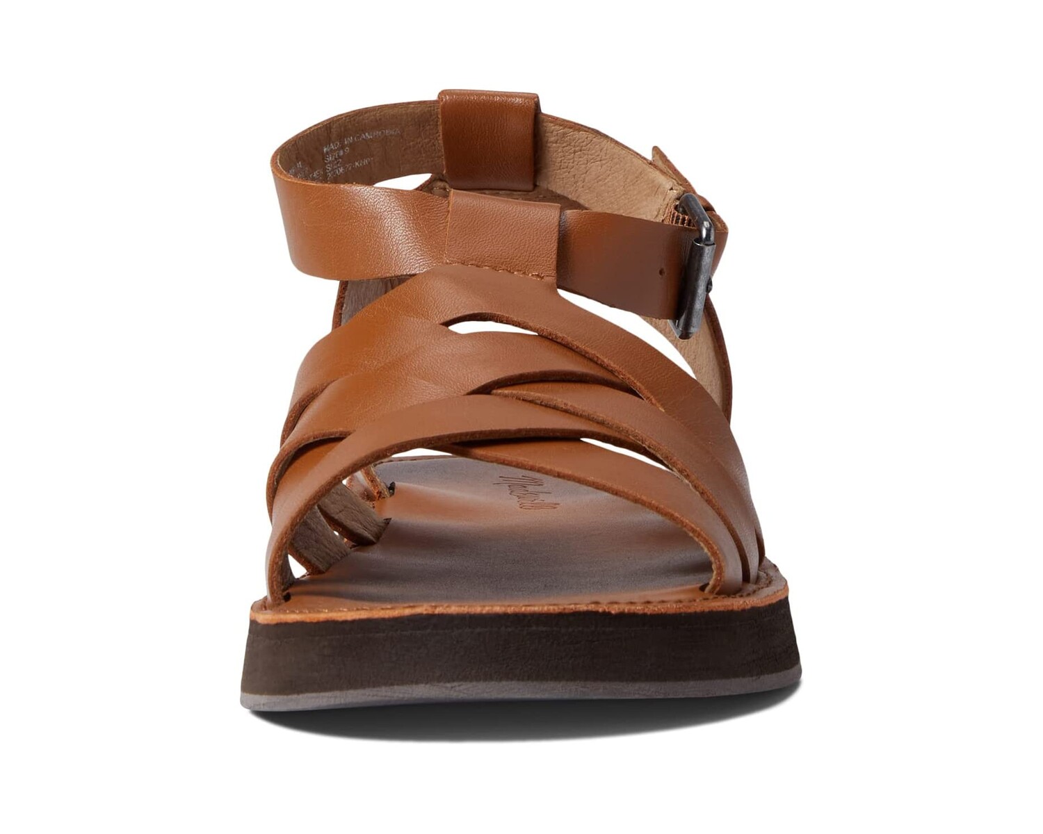 

Сандалии The Kristen Fisherman Sandal Madewell, вороненая карамель