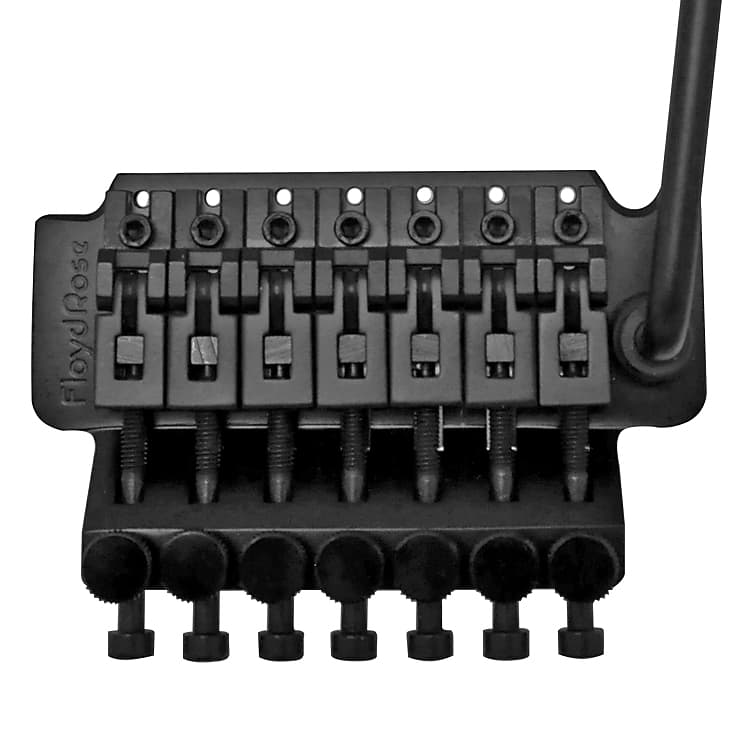 Оригинальная 7-струнная система тремоло - Satin Black Floyd Rose FRTS200 Original 7-String Tremolo Bridge System - фото