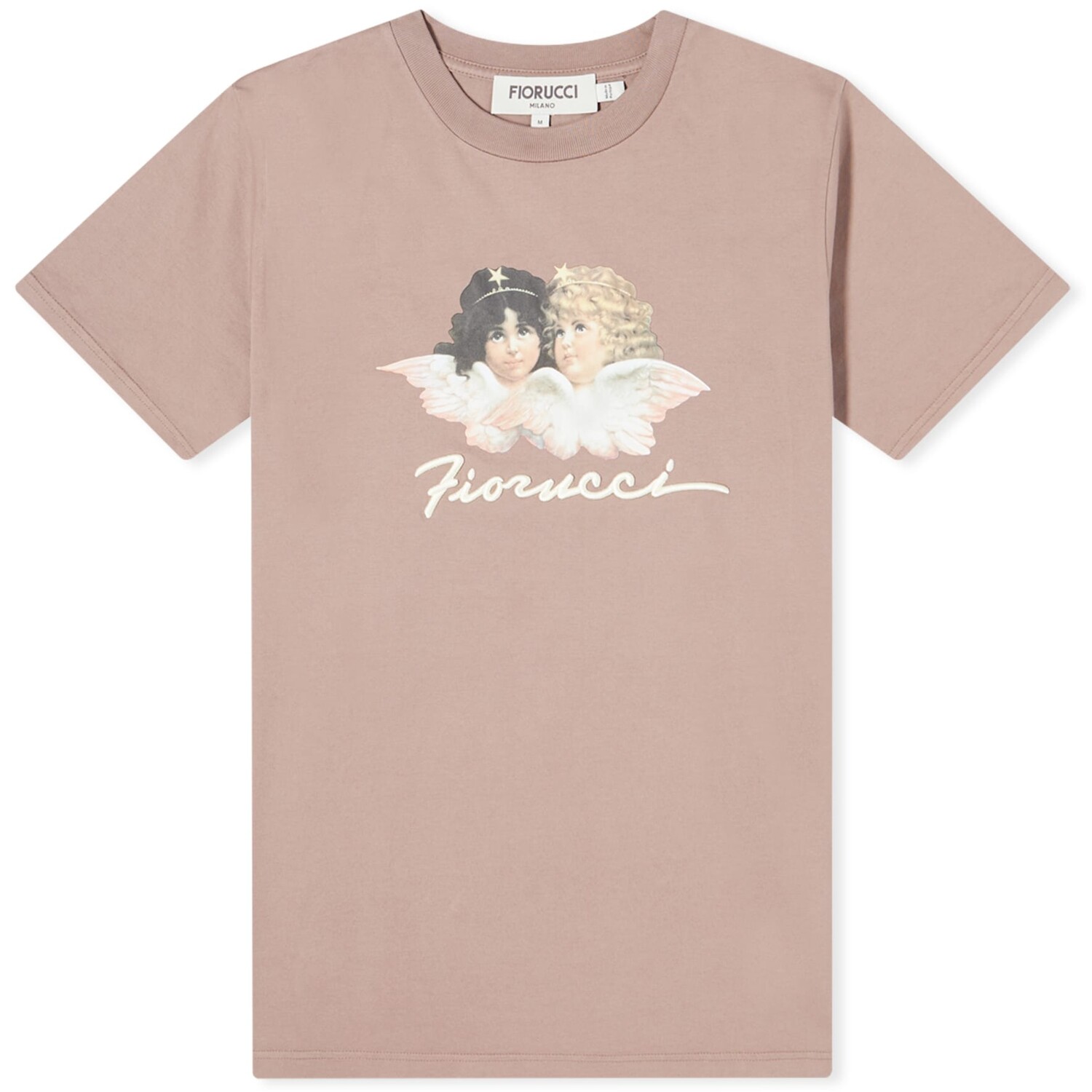 

Футболка Fiorucci Squiggle Angels, коричневато-розовый