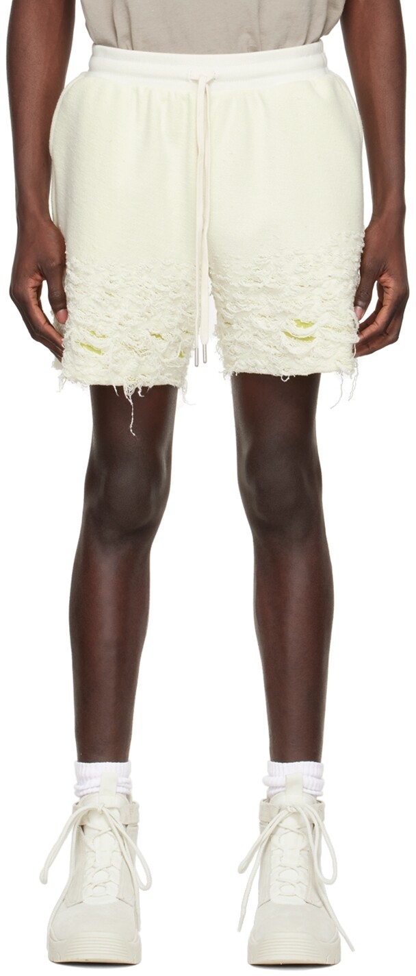 

Желтые хлопковые шорты John Elliott