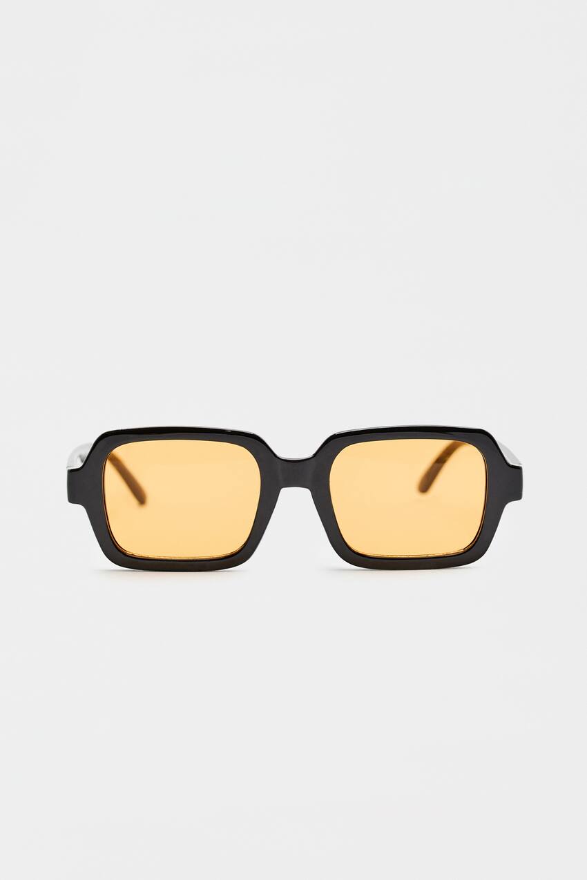 Солнцезащитные очки в стиле ретро Pull&Bear, апельсин ультралегкие очки elbru tr90 в стиле ретро для чтения с маленькой оправой hd пресбиопическая лупа ультралегкие противоскользящие очки с резино