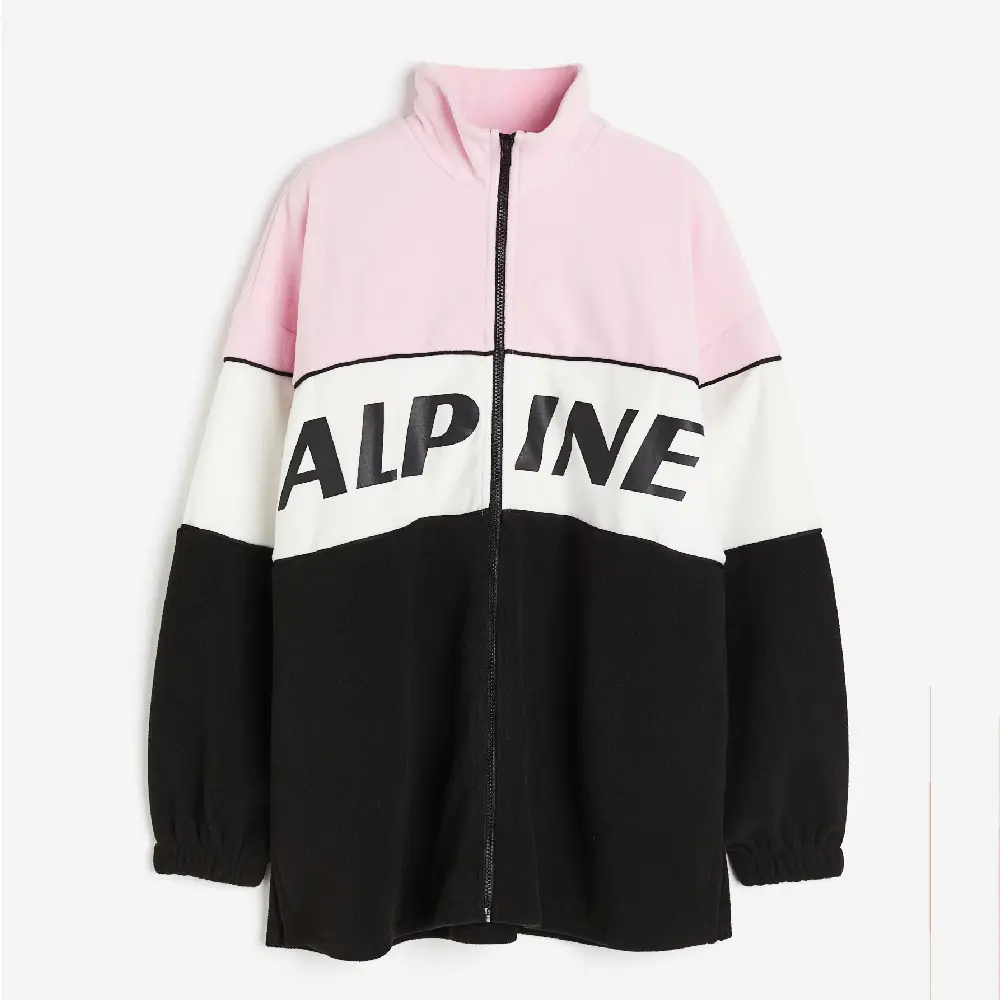 

Толстовка H&M Fleece Alpine, светло-розовый