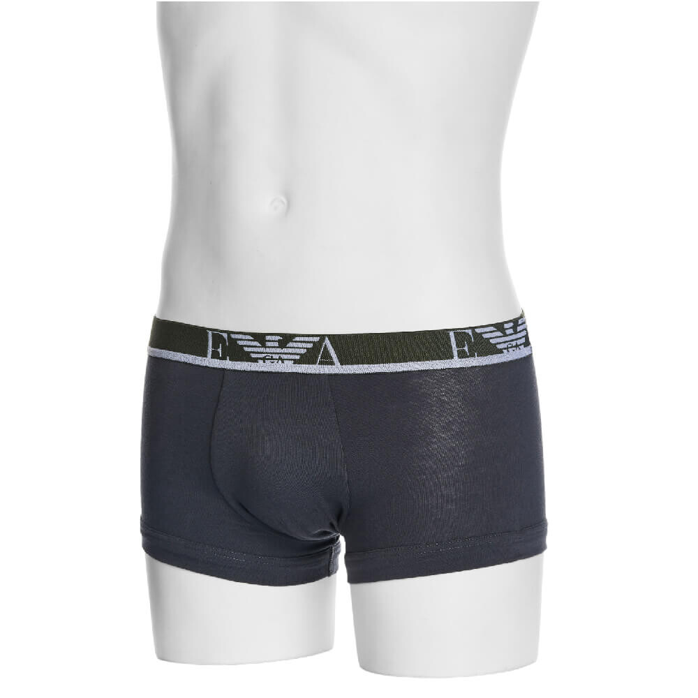 

Комплект трусов Emporio Armani, 3 прелмета, темно-зеленый/серый/черный
