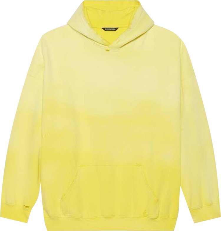 Худи Balenciaga Oversized Hoodie 'Yellow', желтый - фото