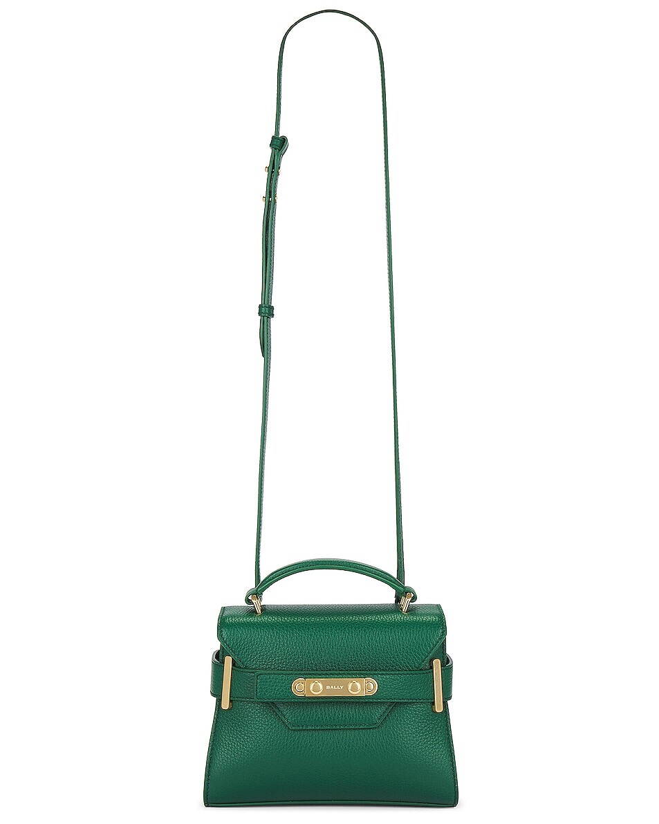 

Сумка кросс-боди Bally Sorround Small, цвет Kelly Green 50 & Oro
