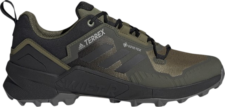 Кроссовки Adidas Terrex Swift R3 GTX 'Focus Olive', зеленый - фото