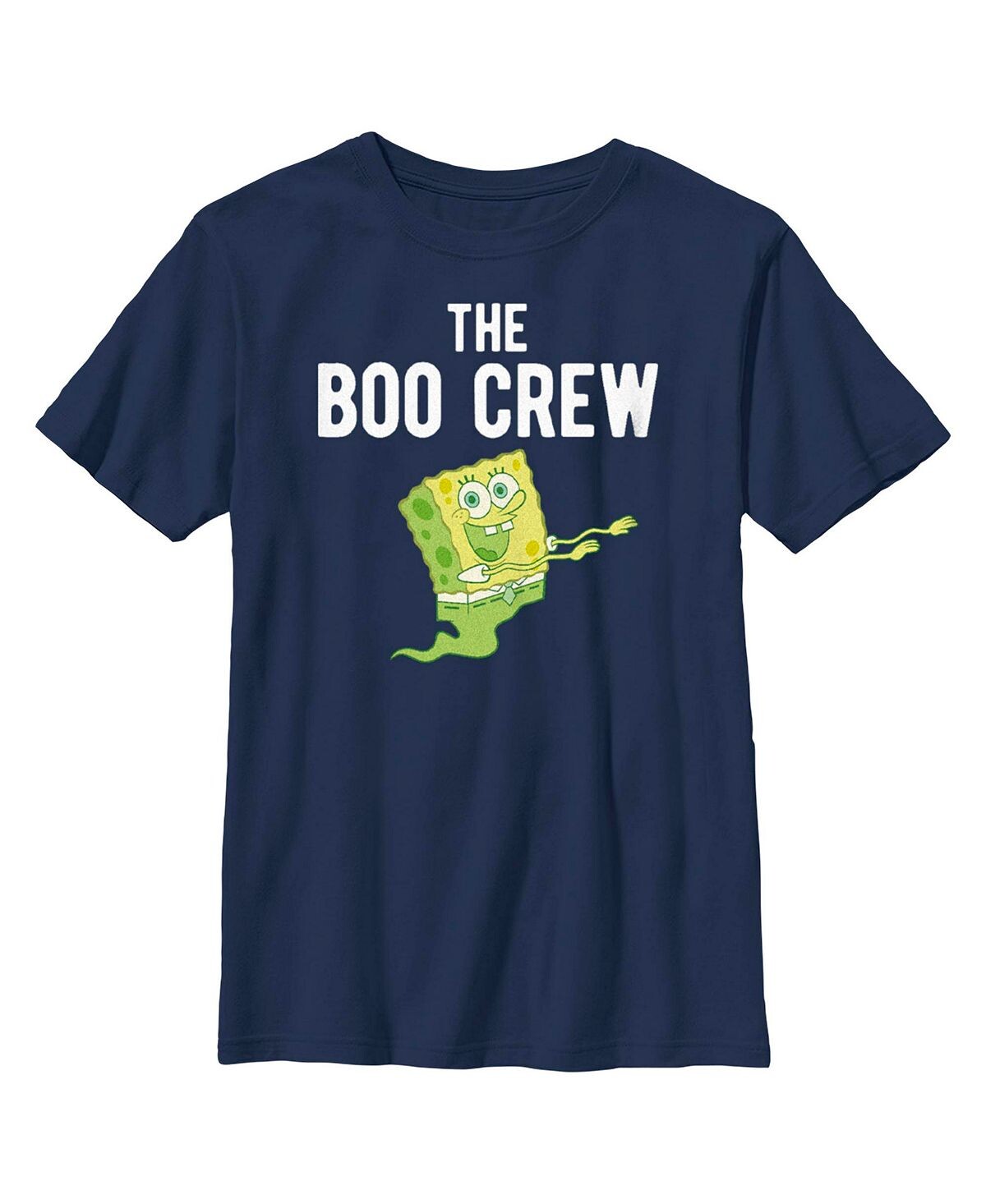 

Детская зеленая футболка с призраком «Губка Боб Квадратные Штаны» Boo Crew для мальчиков Nickelodeon
