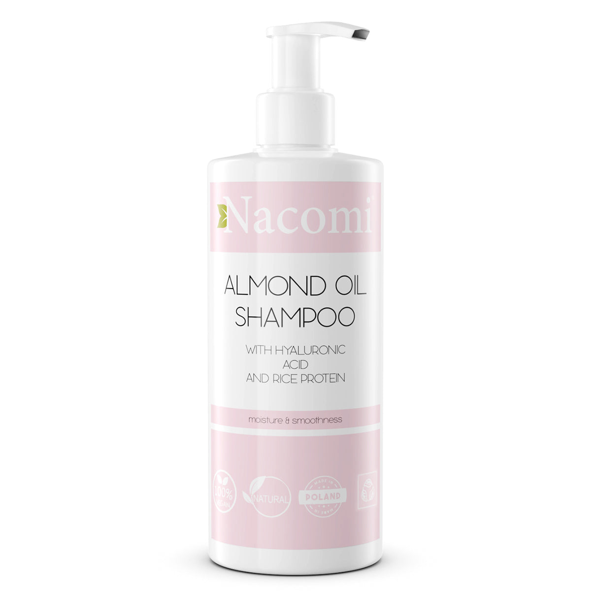 Nacomi Шампунь для волос Almond Oil Shampoo с маслом сладкого миндаля 250мл