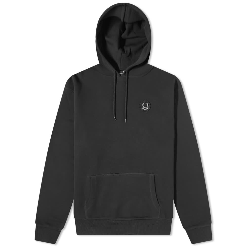 

Толстовка Fred Perry x Raf Simons Patch Popover Hoody, Серый