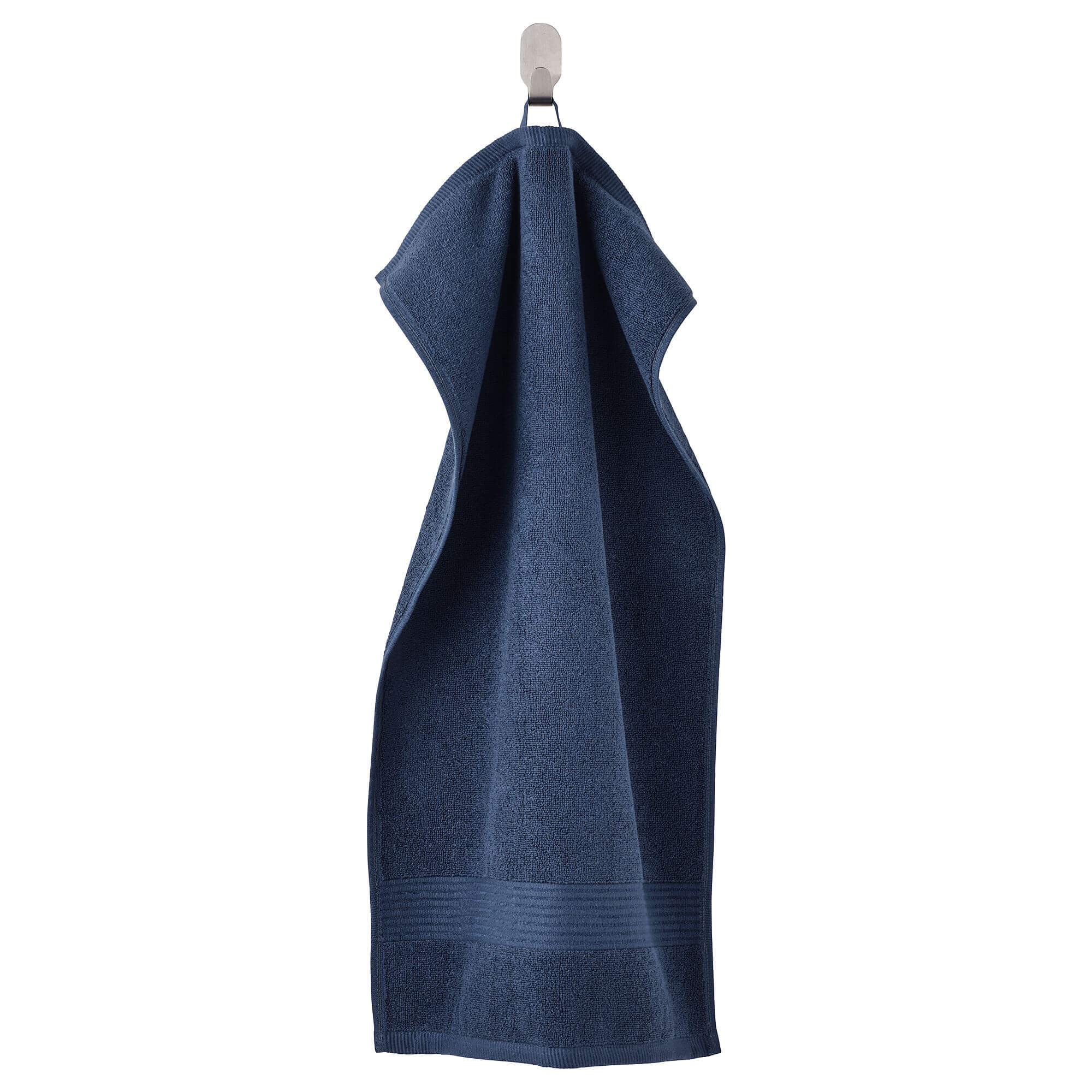 Полотенце для рук IKEA Fredriksjön 40x70 см, темно-синий поглощающее пот полотенце для спортзала 25 110 см удлиненное толстое быстросохнущее мягкое впитывающее пот полотенце для бега с двенадцатью